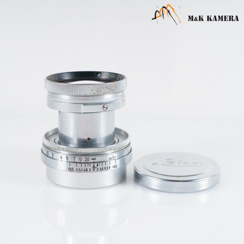 LEITZ Leica Summitar L39 50mm F/2.0 Silver Lens Yr.1940 LTM