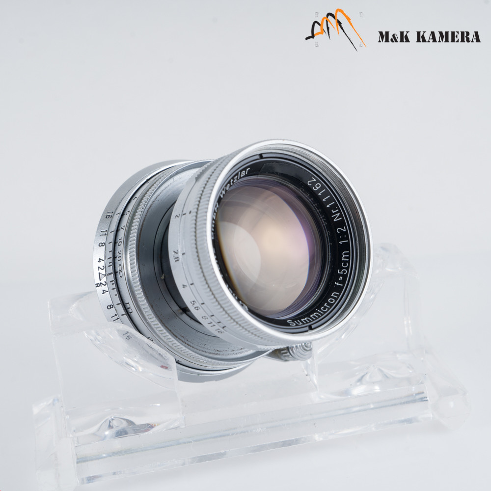 Leica Summicron L39 50mm F/2.0 Radioactive Lens Yr.1953 LTM