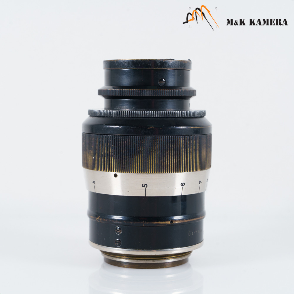 LEITZ Leica Elmar L39 90mm F/4.0 Fat/ Rare Black Paint Lens Yr