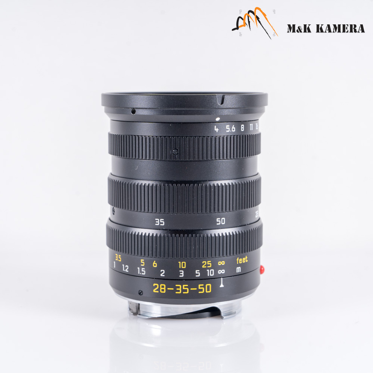 Leica Tri-Elmar-M 28-35-50mm F/4.0 E55 Asph Black Lens Yr