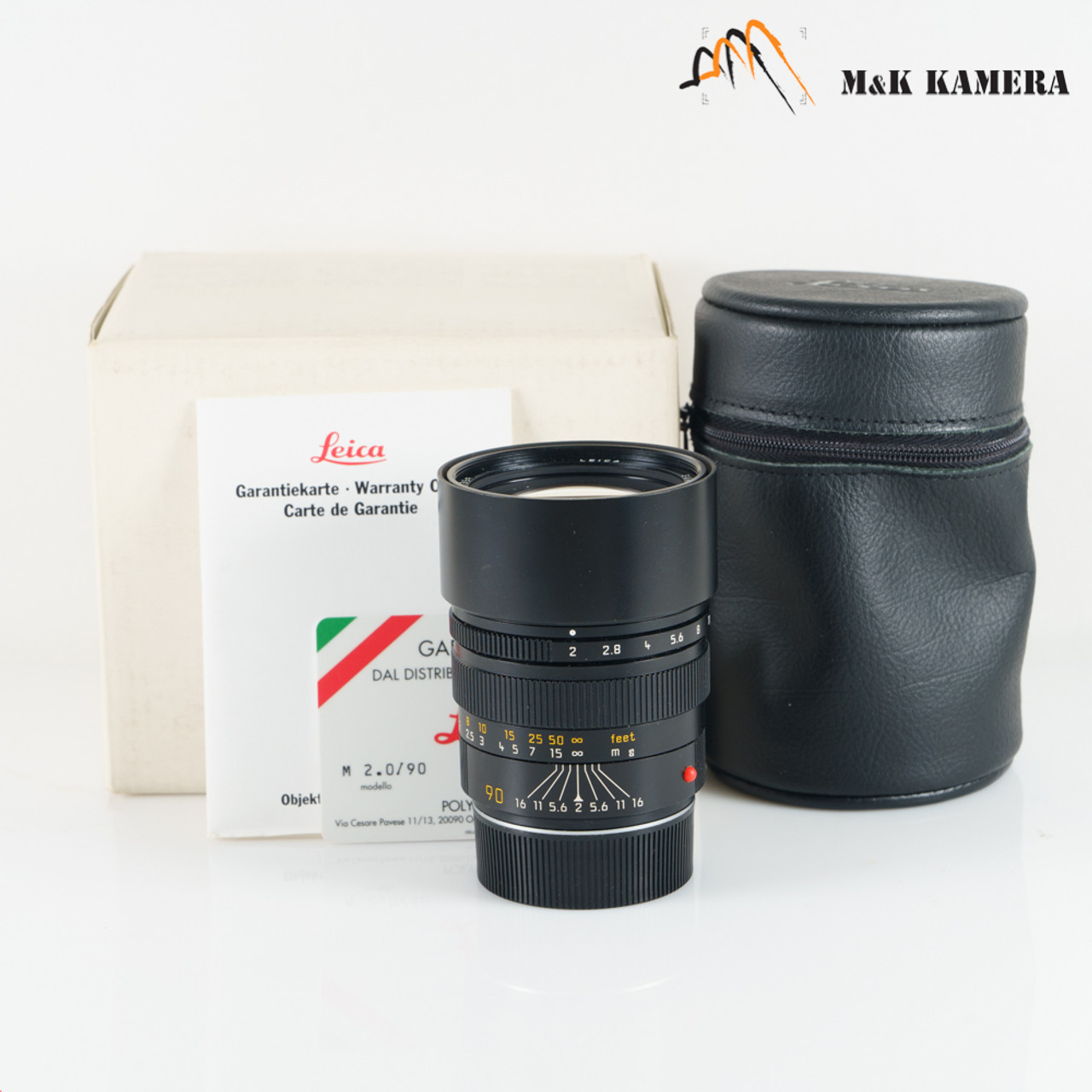 Leica Summicron-M 90mm F/2.0 E55 Pre-Asph/ Ver.II Black