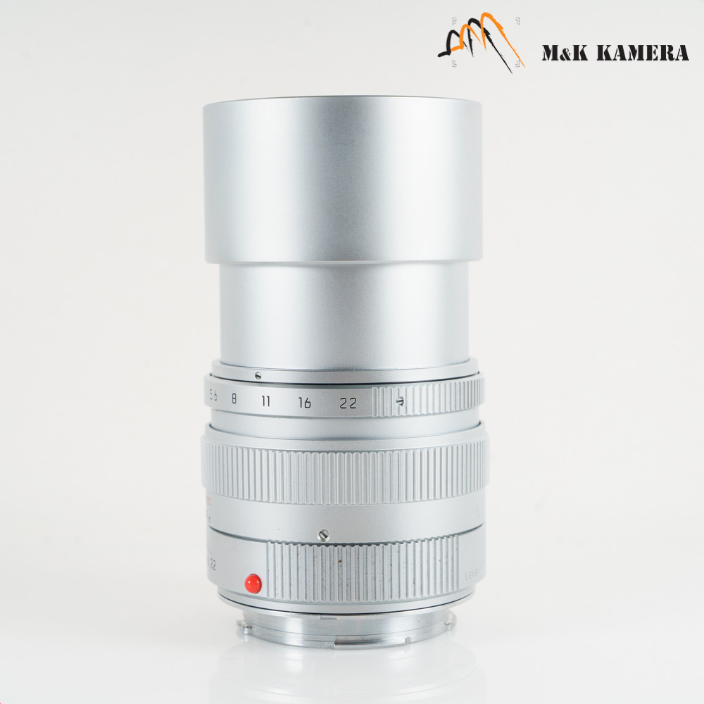 Leica Elmarit-M 90mm F/2.8 E46 Ver.II V2 Silver Lens Yr.1996