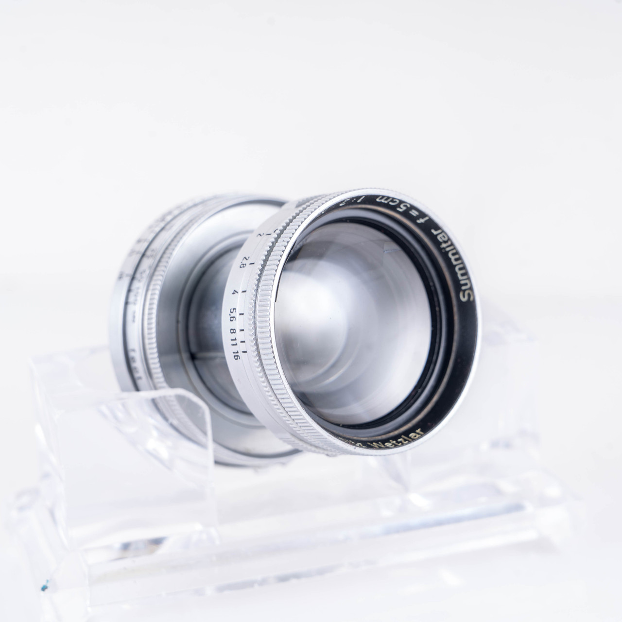 LEITZ Leica Summitar L39 50mm F/2.0 Silver Lens Yr.1951 LTM