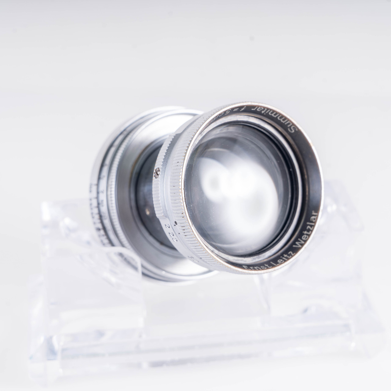 LEITZ Leica Summitar L39 50mm/F2.0 Silver Lens Yr.1940 LTM Germany