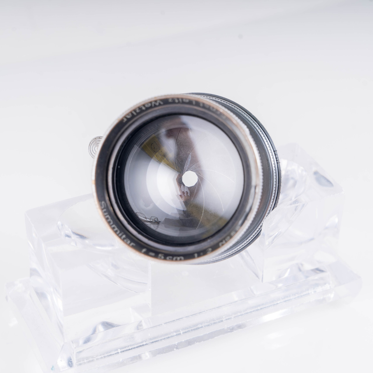 LEITZ Leica Summitar L39 50mm/F2.0 Silver Lens Yr.1940 LTM Germany