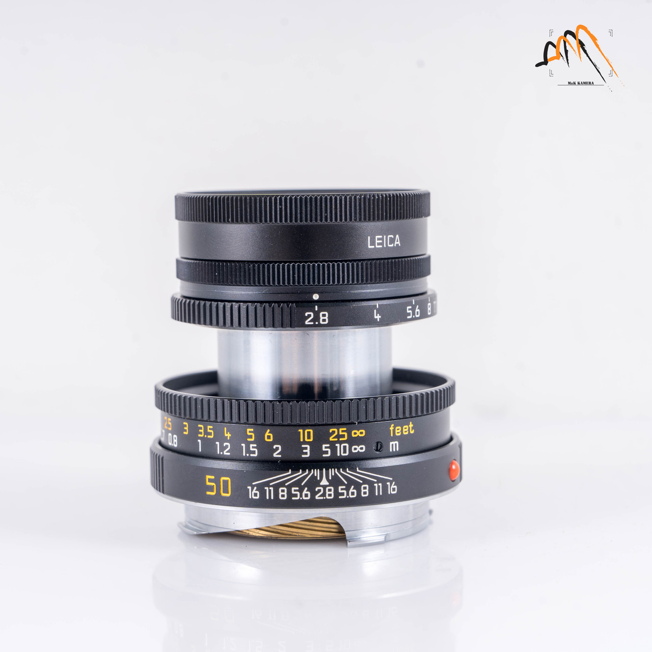 Leica Elmar-M 50mm F/2.8 Ver.II Black Lens Yr.1996 Germany 11831