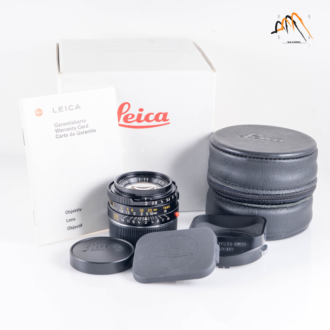 Leica Summicron-M 35mm Elements Black Lens