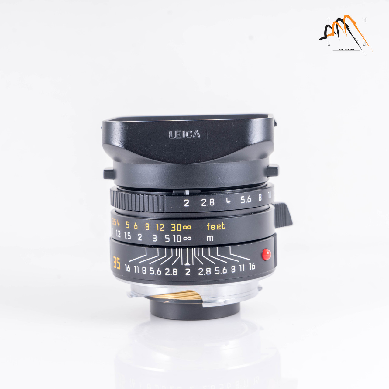 Leica Summicron-M 35mm F/2.0 ASPH/ 11879 Black Lens Germany