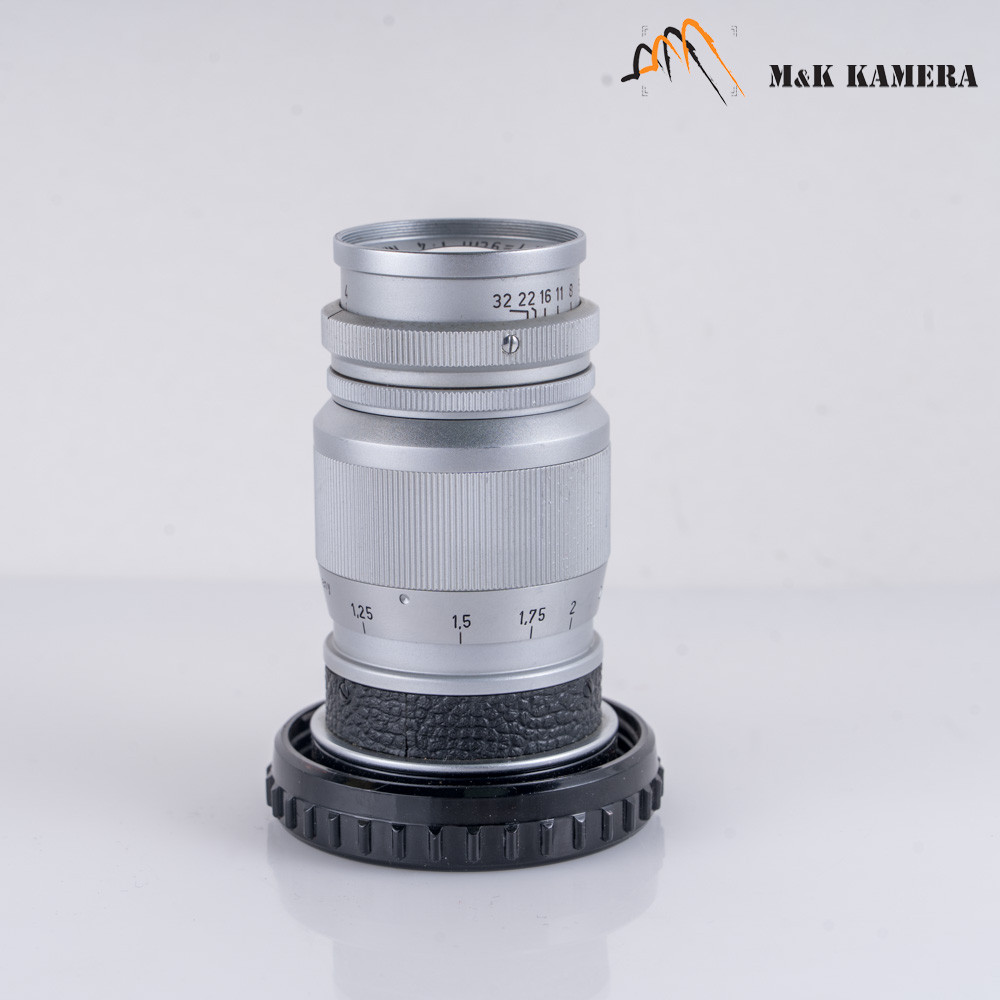 Leica Elmar L39 90mm F/4.0 Silver Lens Yr.1951 LTM #23423