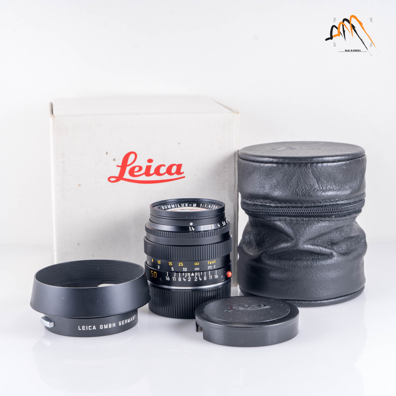 Leica Summilux M 50mm F/1.4 E43 Ver.II V2 Black Lens Yr.1989