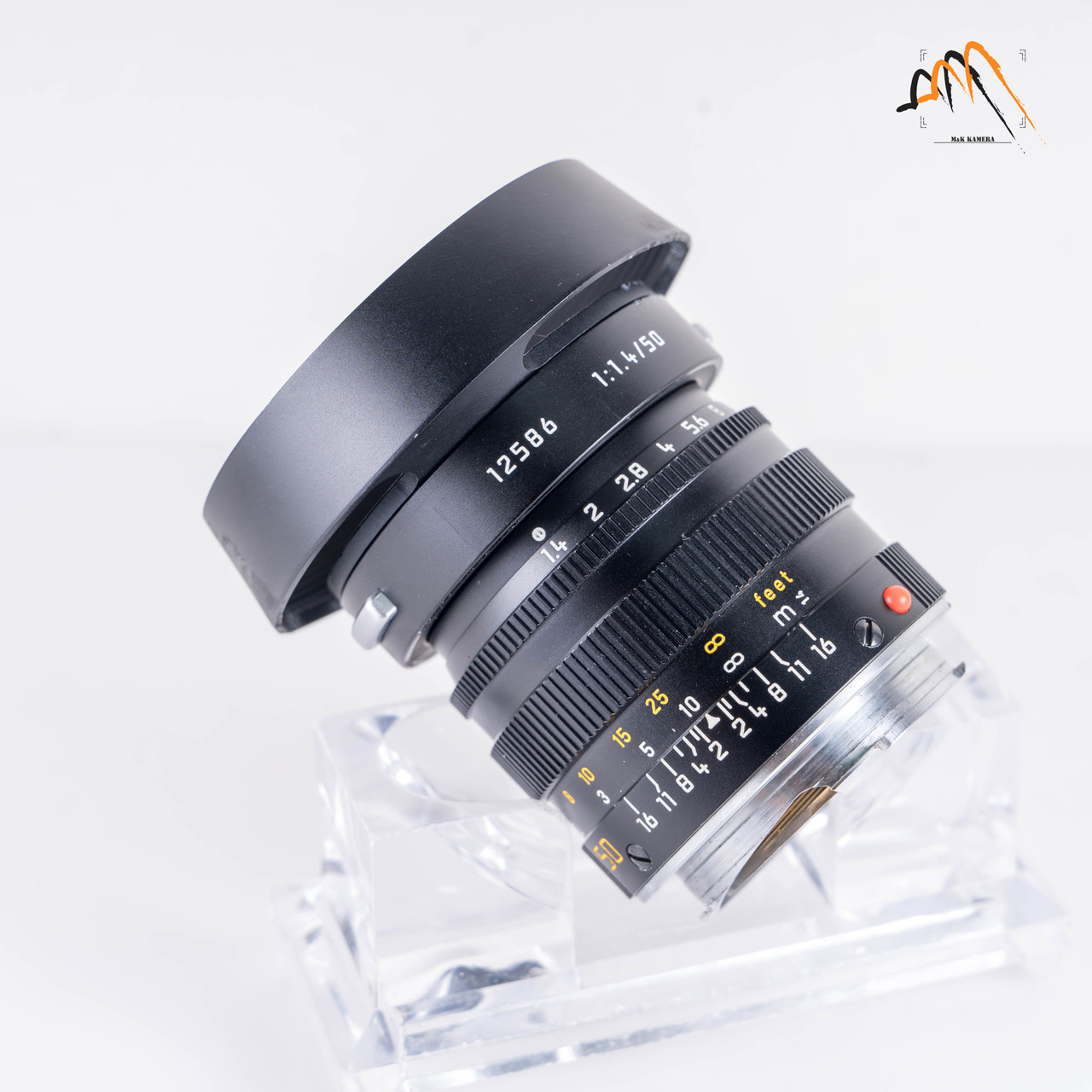 Leica Summilux M 50mm F/1.4 E43 Ver.II V2 Black Lens Yr.1989
