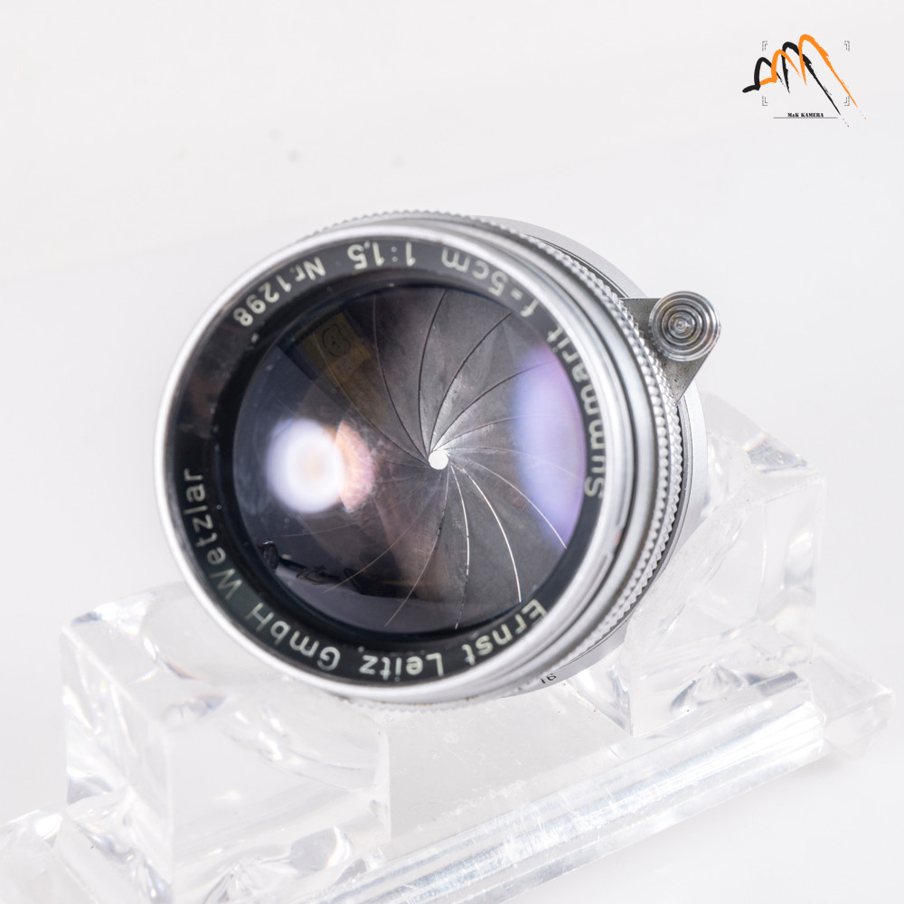 LEITZ Leica Summarit M 50mm F/1.5 Silver Lens Yr.1955 Germany