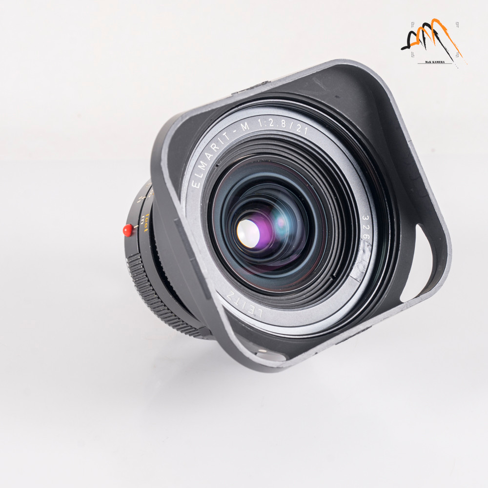 LEITZ Leica Elmarit M 21mm/F2.8 E60 Pre-A Black Lens Yr.1983 Canada #496