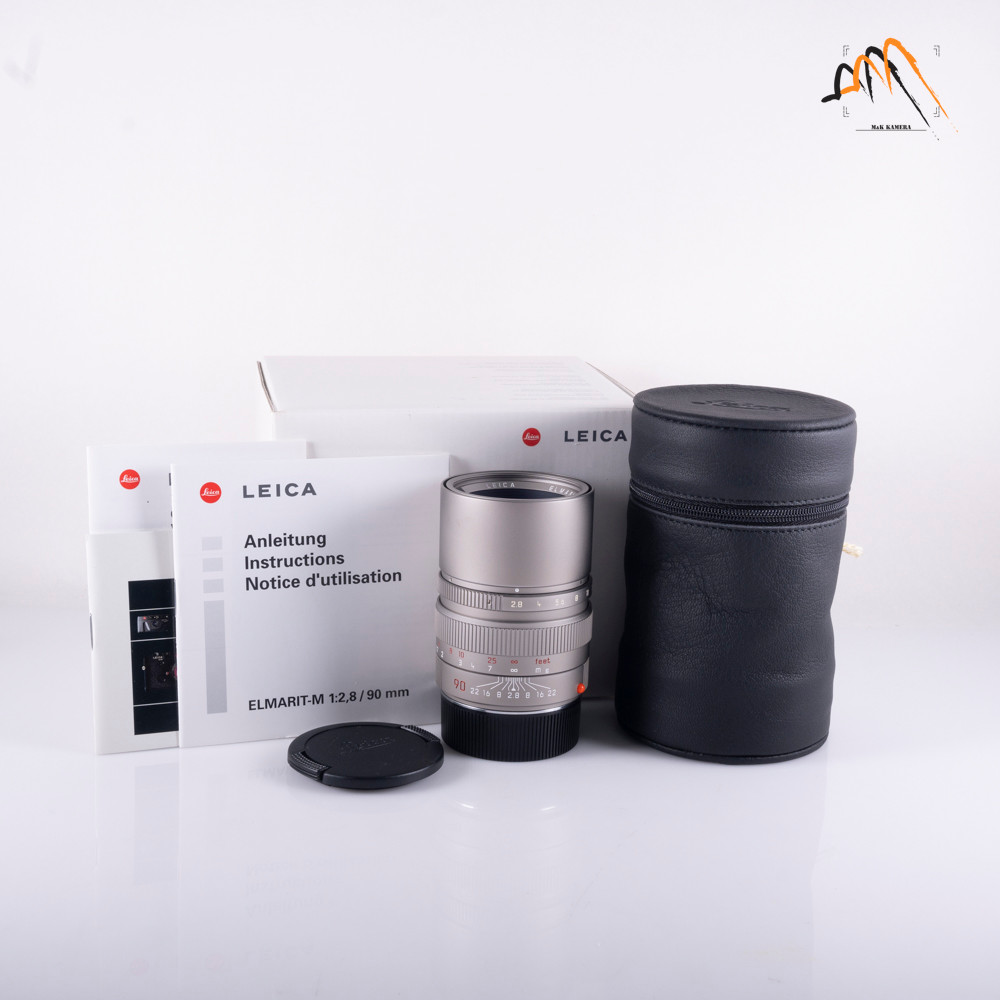 Leica Elmarit-M 90mm F/2.8 E46 Ver.II V2/ Rare Titanium Lens Yr