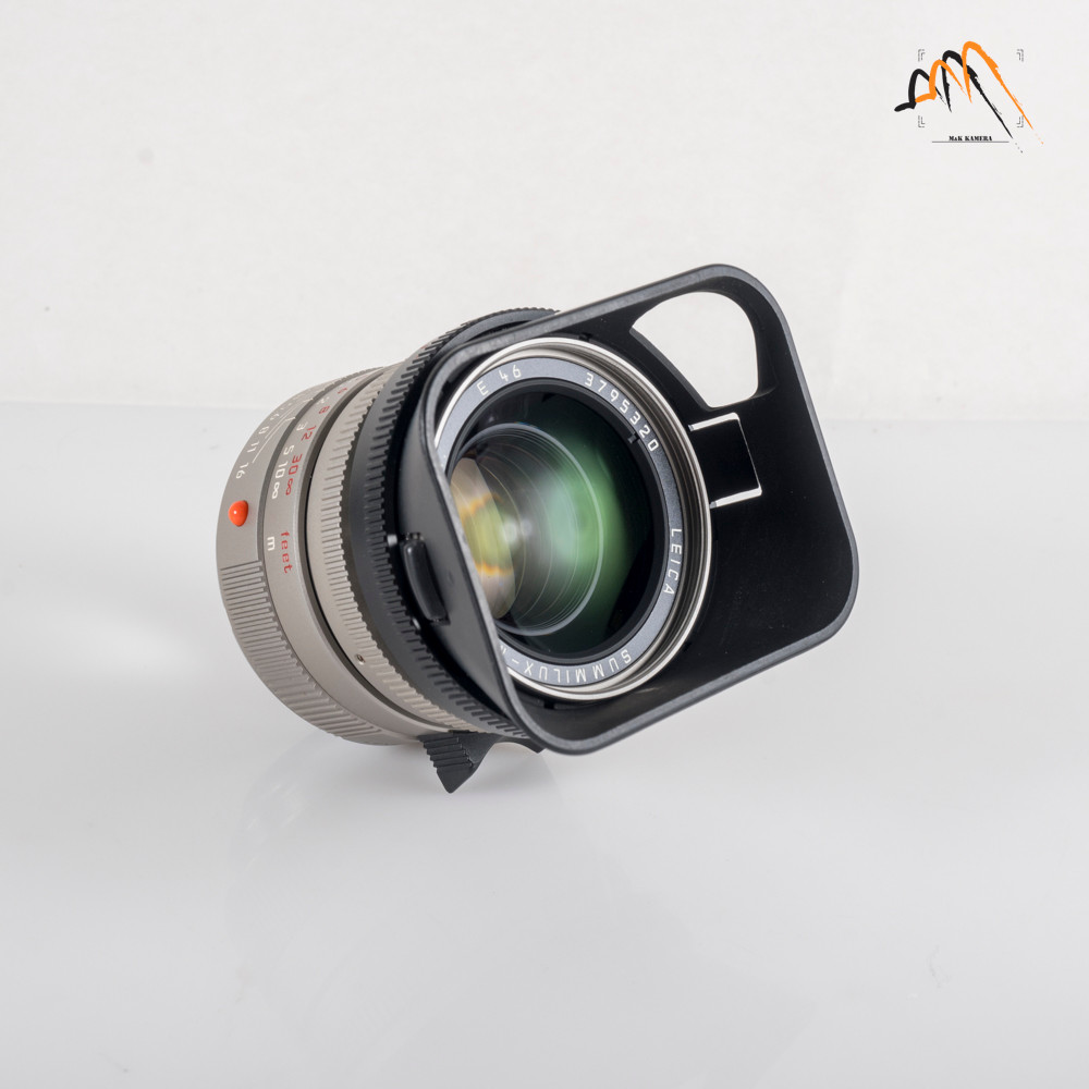 Summilux M35mm f1.4 ASPH. 11859 Titanチタン Leica Summilux-M 35mm F/1.4 ASPH Titan Lens Yr.1996 Germany 11859