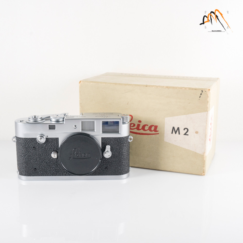 Leica M2 Round Button Rewind Silver Film Rangefinder Camera #88329