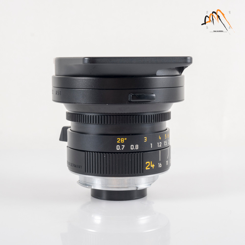 Leica Elmarit-M 24mm F/2.8 ASPH Black Lens Yr.1996 Germany 11878