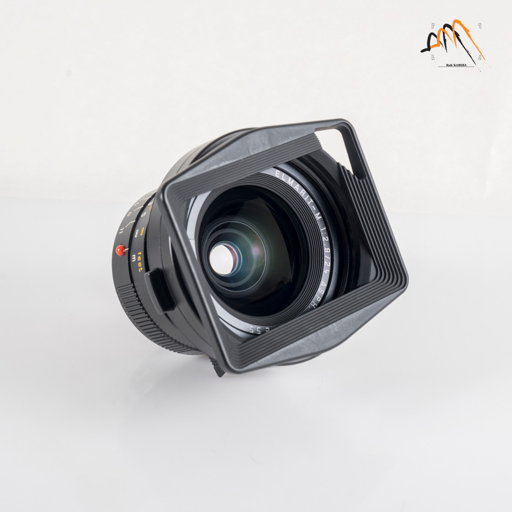 Leica Elmarit-M 24mm F/2.8 ASPH Black Lens Yr.1996 Germany 11878