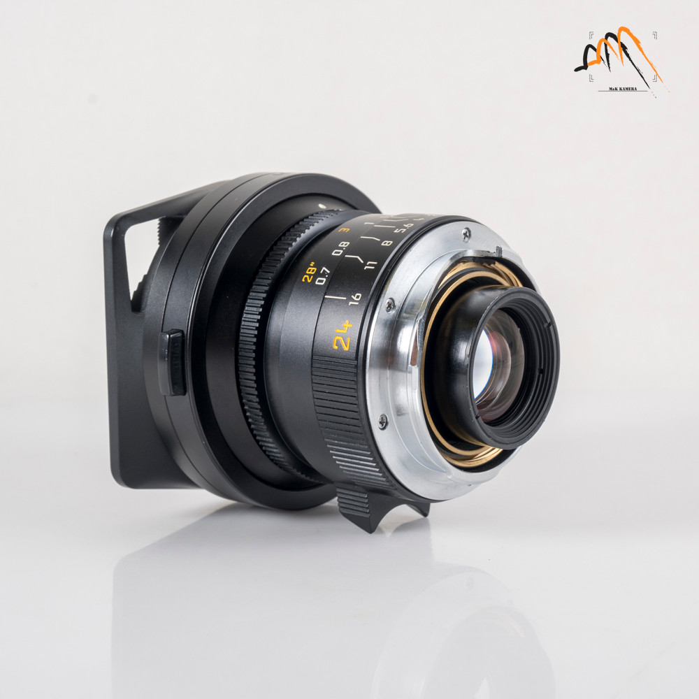 Leica Elmarit-M 24mm F/2.8 ASPH Black Lens Yr.1996 Germany 11878