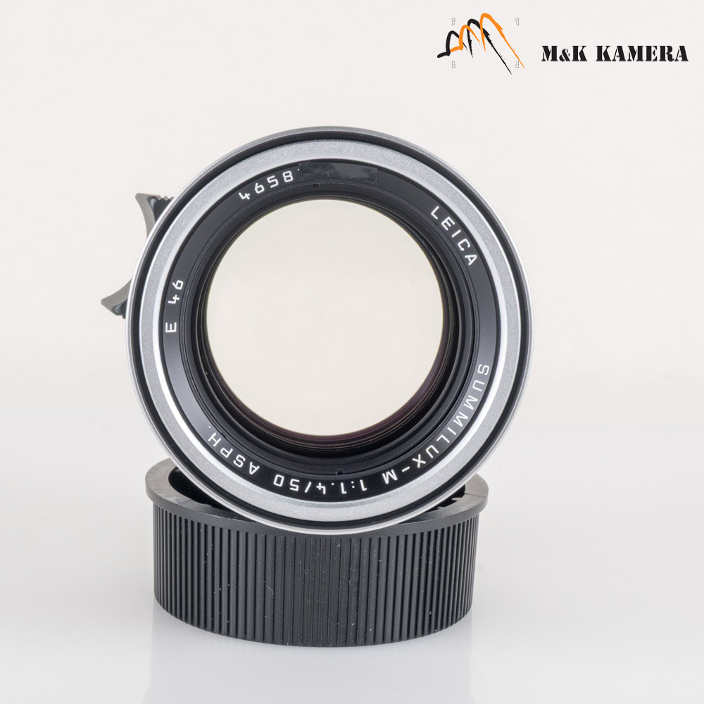 Leica Summilux-M 50mm F/1.4 E46 ASPH Silver Lens Germany 11892