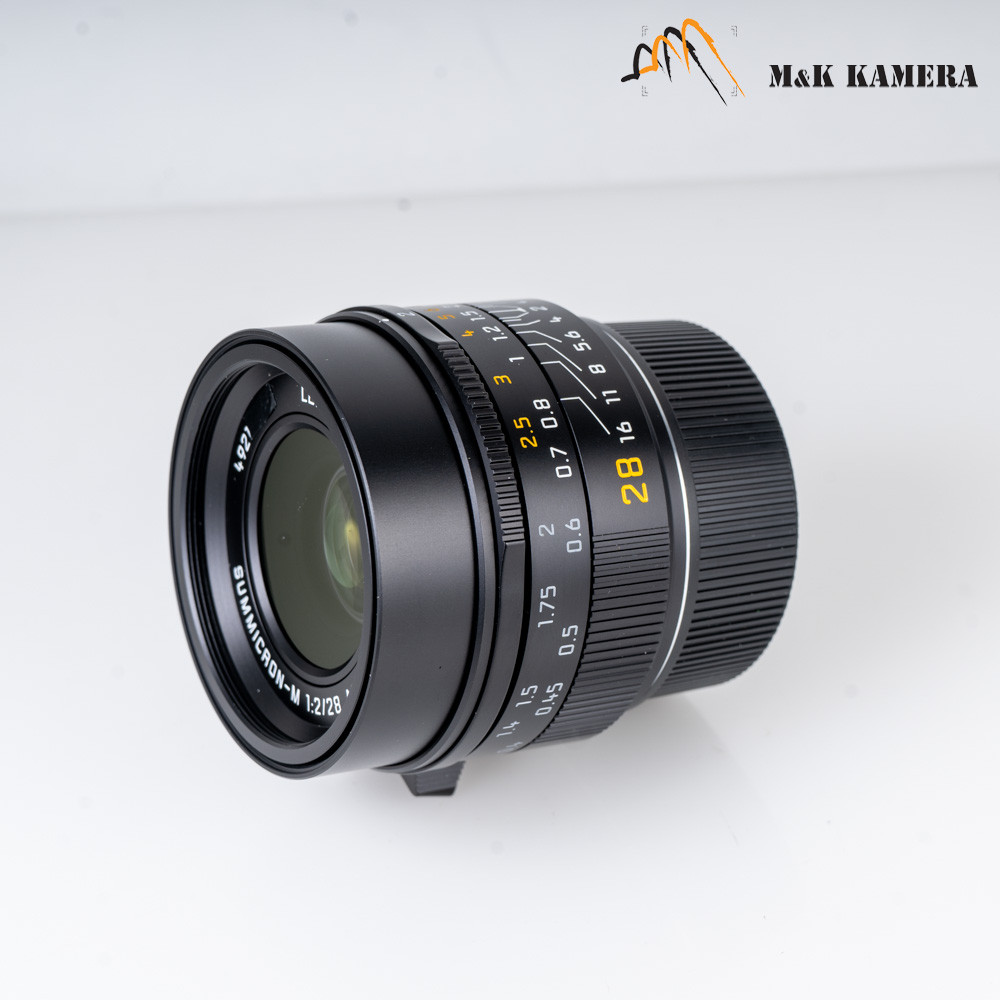 Brand New Leica Summicron-M 28mm/F2.0 E46 Asph.11618 Black Lens