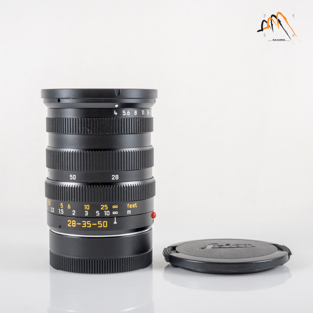 Leica Tri-Elmar-M 28-35-50mm F/4.0 E55 Asph Lens Yr.1996 Germany