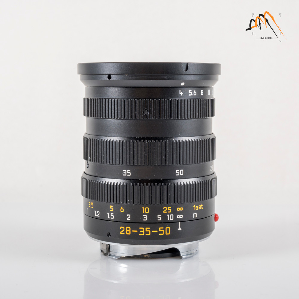 Leica Tri-Elmar-M 28-35-50mm F/4.0 E55 Asph Lens Yr.1996 Germany