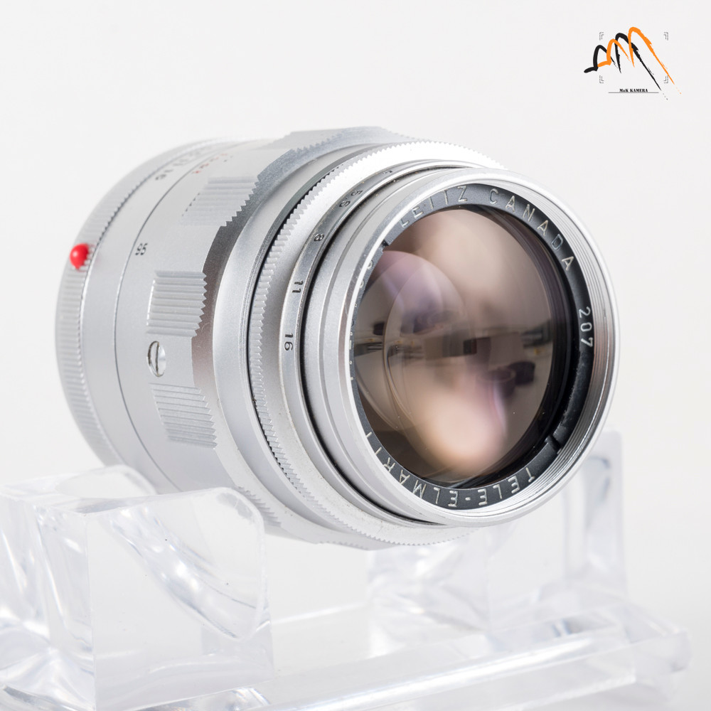 LEITZ Leica Tele-Elmarit M 90mm F/2.8 Ver.I V.1/ Fat Silver Lens