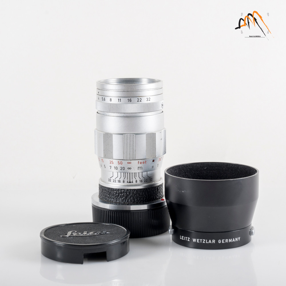 Leica Elmar M 90mm F/4.0 E39 Ver.II V2/ 3 Elements Silver Lens Yr