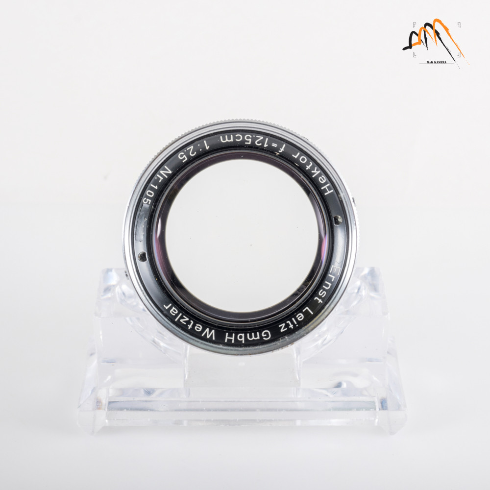 LEITZ Leica Hektor L39 125mm F/2.5 Visoflex lens Silver Lens Yr