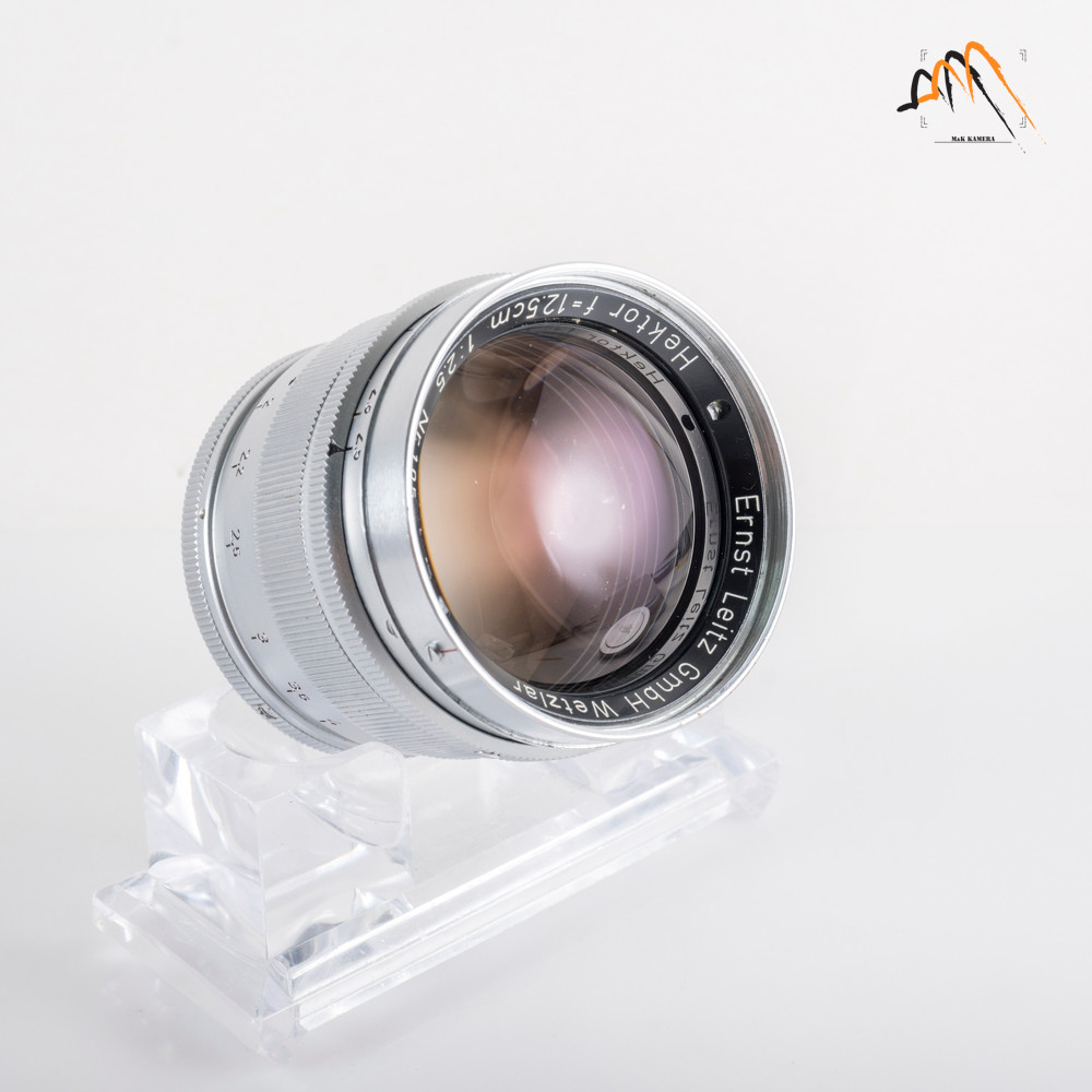 LEITZ Leica Hektor L39 125mm F/2.5 Visoflex lens Silver Lens LEITZ Leica Hektor L39 125mm F/2.5 Visoflex lens Silver Lens