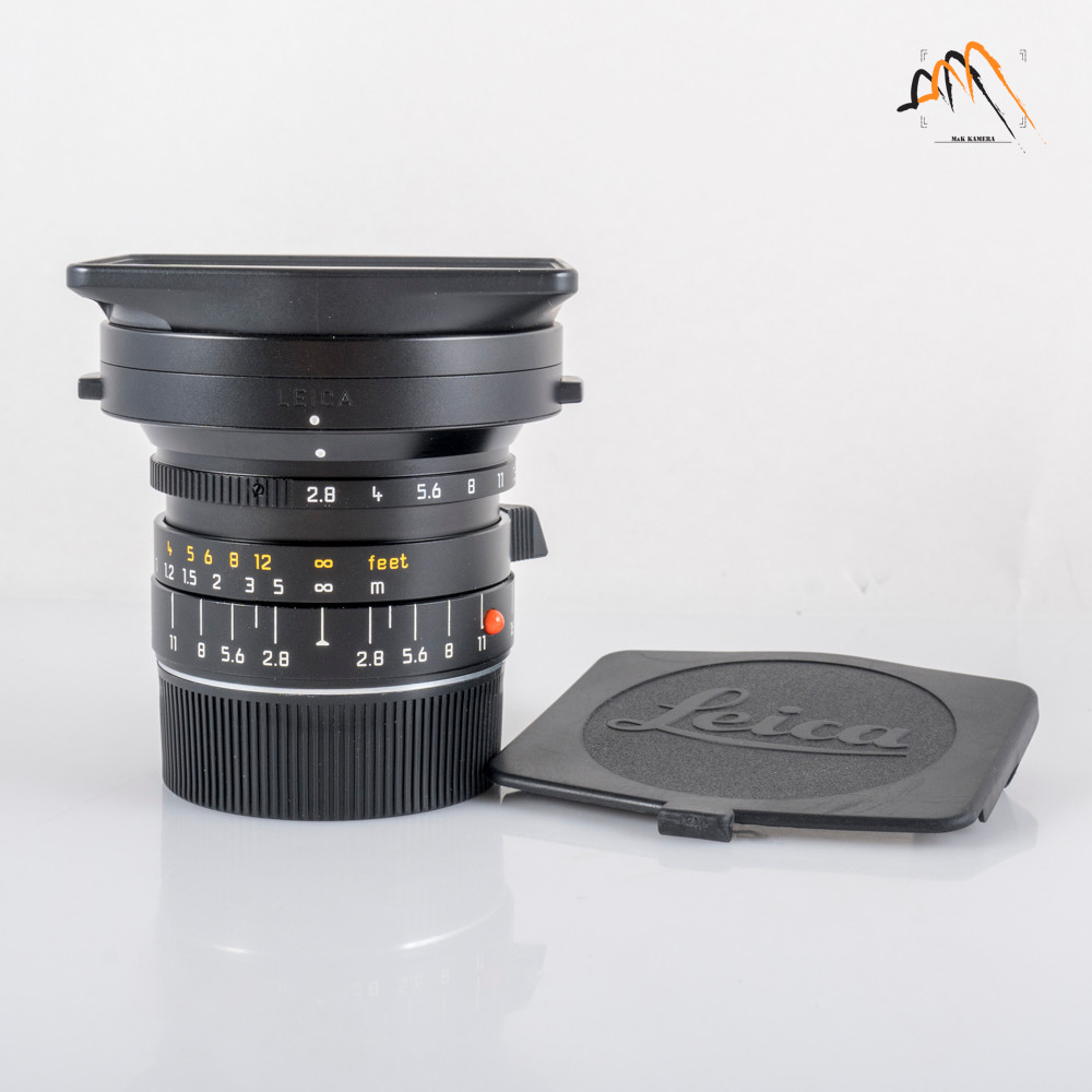 Leica Elmarit-M 21mm F/2.8 ASPH Black Lens Yr.2001 Germany 11135