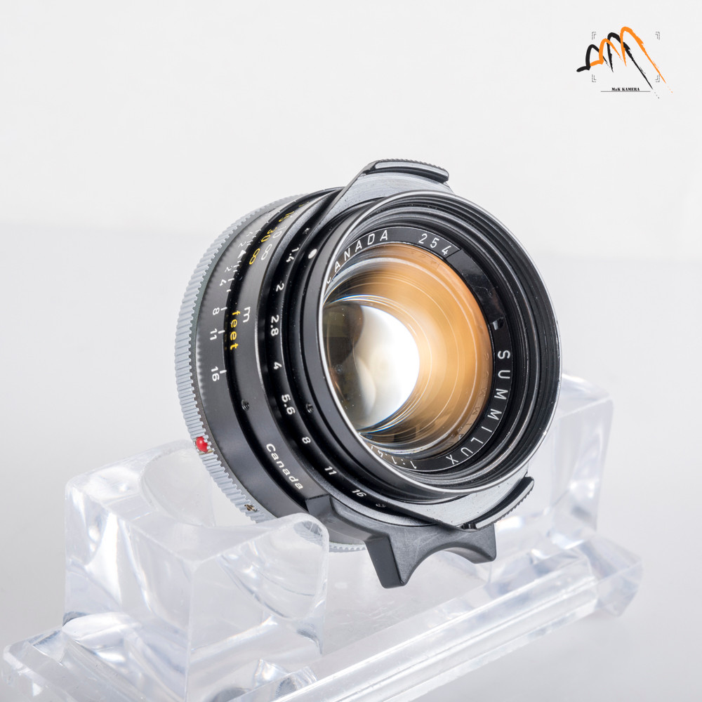 LEITZ Leica Summilux M 35mm F/1.4 Pre-Asph Black Lens Yr.1972