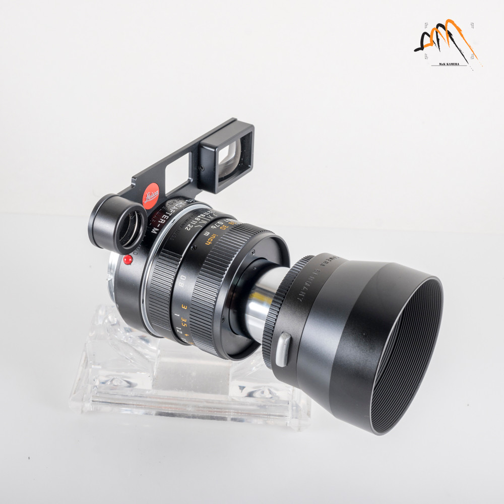 【OH済＆貴重な黒モデル】Leica Elmar 90mm F4 Black Elmar 90mm f4 (L) Black / Nickel – FLASHBACK CAMERA