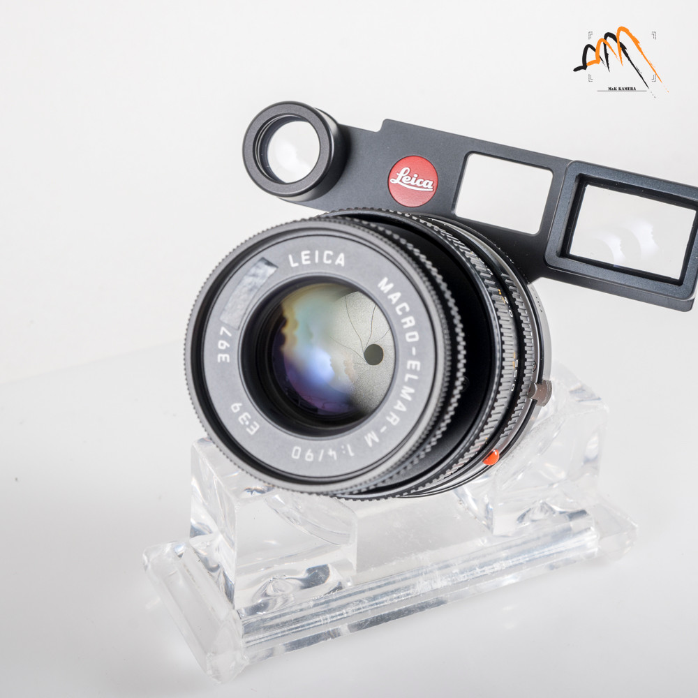 Leica Macro-Elmar-M 90mm F/4.0 Black with goggle 14409 11633