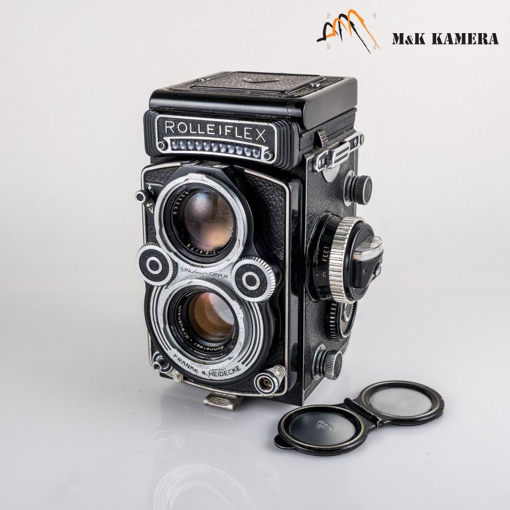 Rolleiflex 3.5F Xenotar 75mm f/3.5 Film TLR Camera #11822 - M & K
