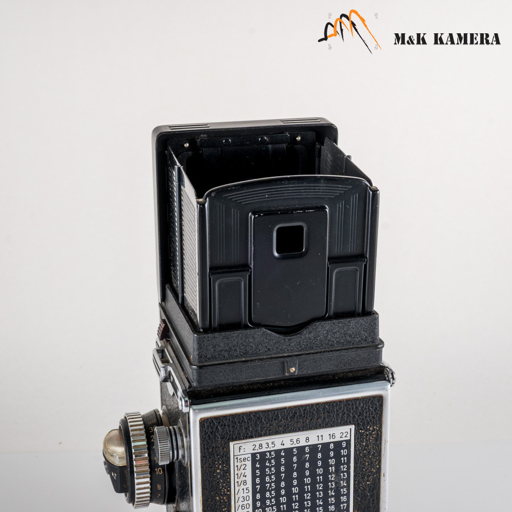 Rolleiflex 3.5F Xenotar 75mm f/3.5 Film TLR Camera #11822 - M & K