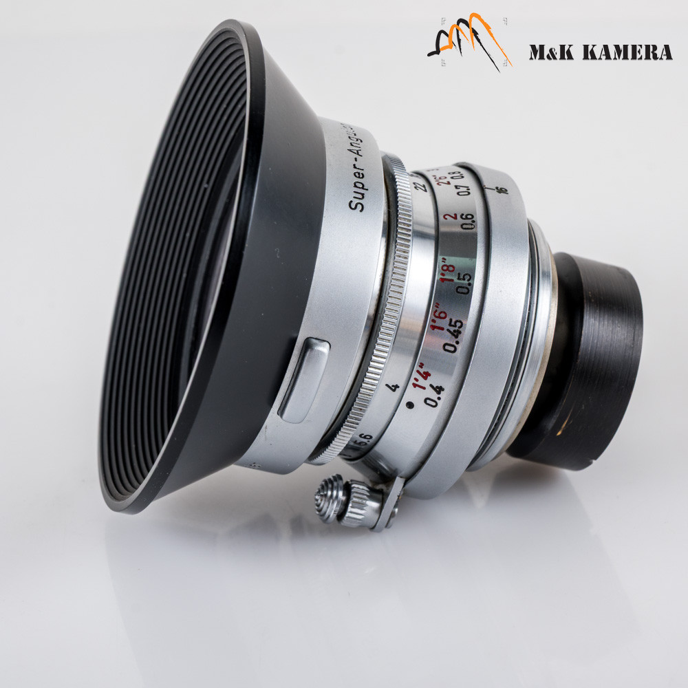 Leica Super-Angulon L39 21mm F/4.0 E39 with hood Rare #11829 - M