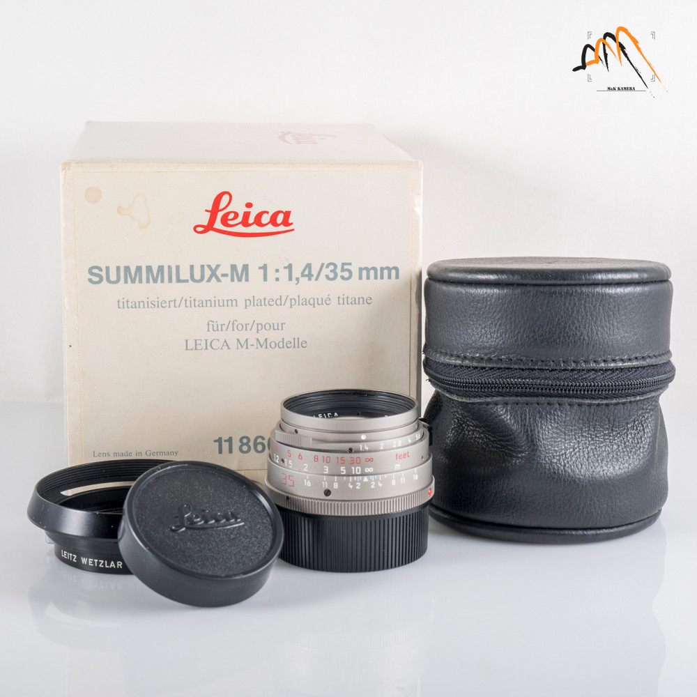 Leica Summilux M 35mm/F1.4 Pre-A Titanium Lens Yr.1991 Germany