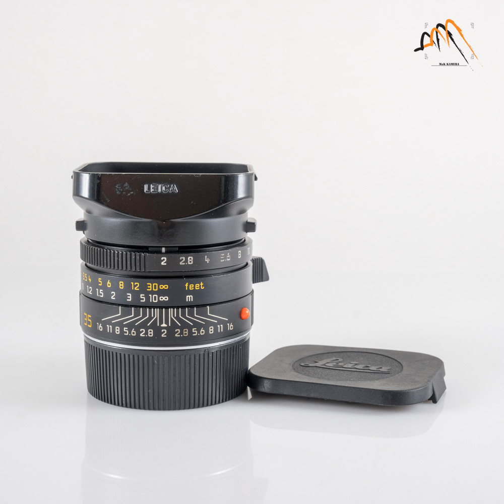 Leica Summicron-M 35mm F/2.0 ASPH/ 11879 Black Lens Yr.1999