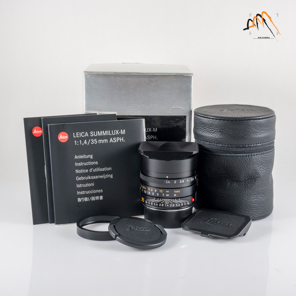 Leica Summilux-M 35mm F/1.4 ASPH/ FLE Black 11663 boxed 11663
