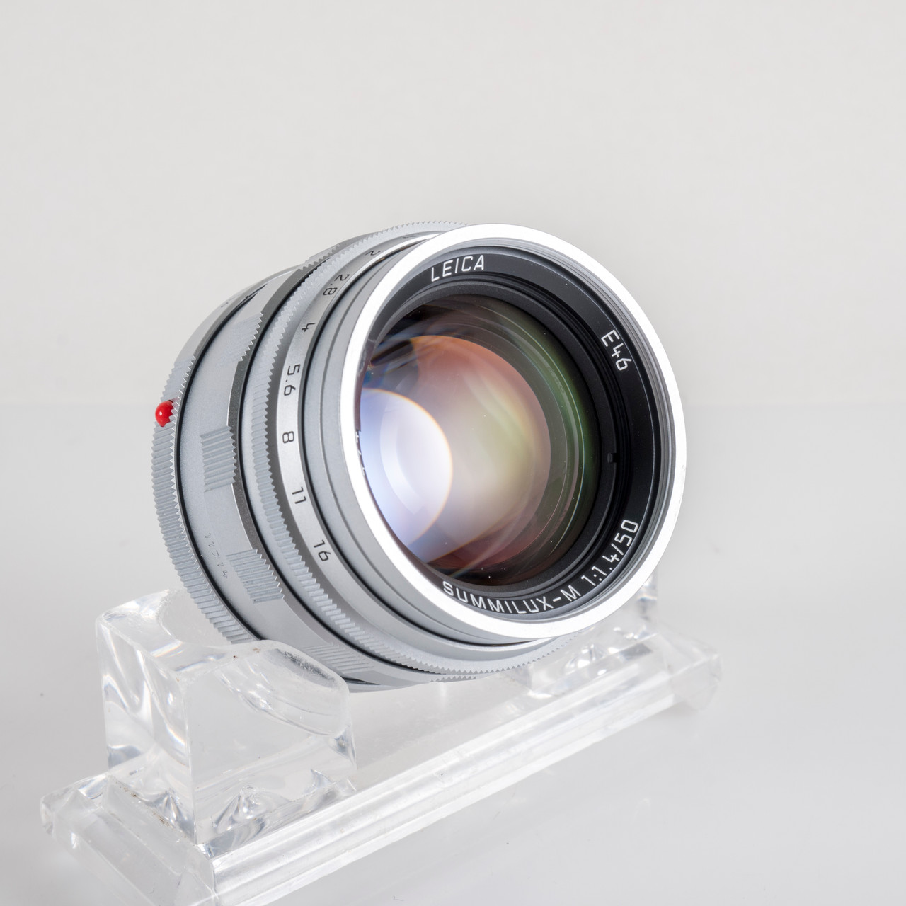 Leica Summilux-M 50mm F/1.4 11714 2025 Version E46 Silver Lens