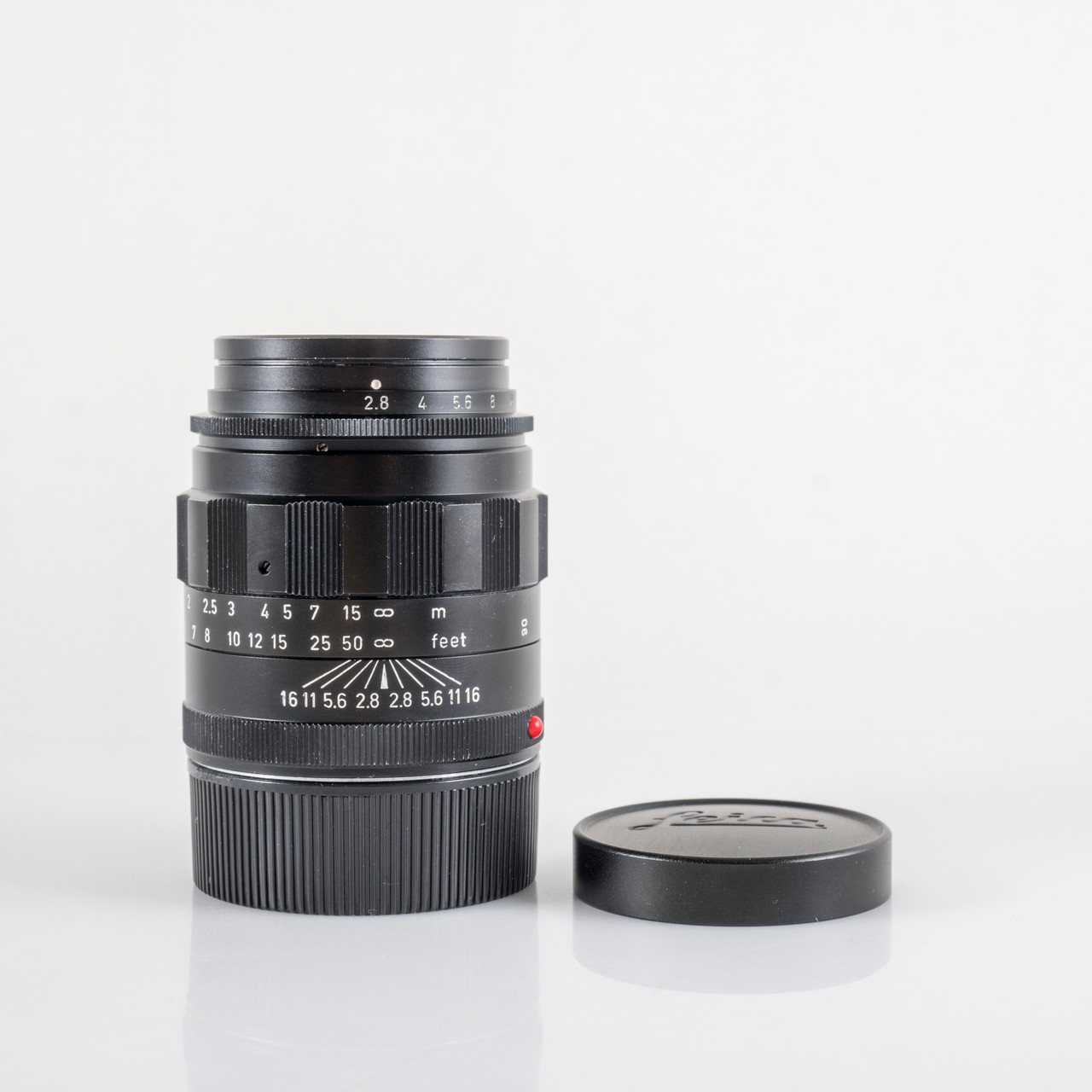 LEITZ Leica Tele-Elmarit M 90mm F/2.8 Ver.I V.1/ Fat Black Lens Yr