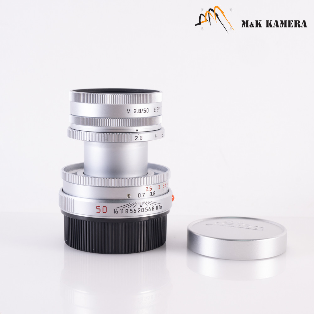 Leica Elmar-M 50mm F/2.8 Ver.II Silver Lens Yr.1996 Germany 11823
