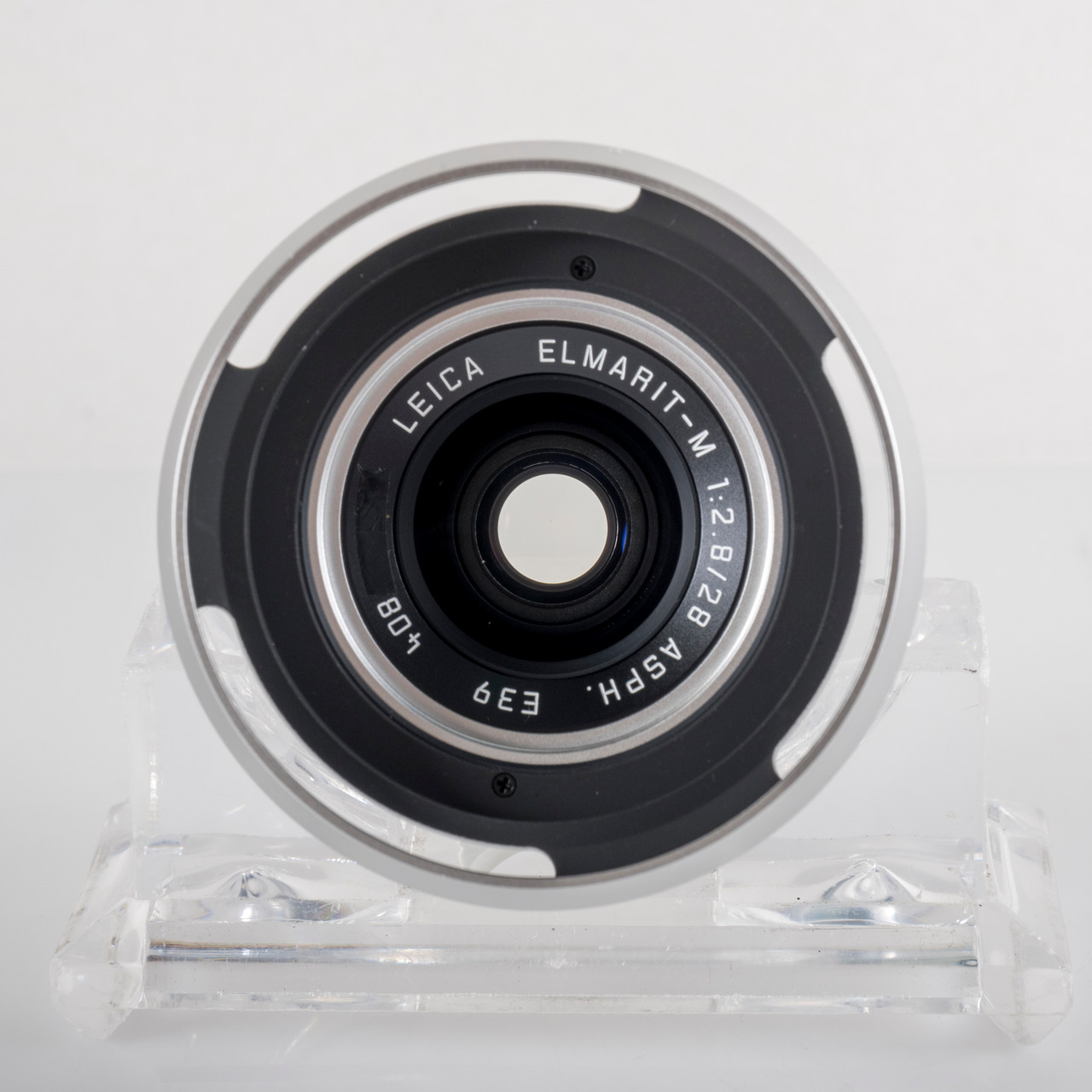 Leica Elmarit-M 28mm F/2.8 E39 Asph 11664 Silver Lens Yr.2009