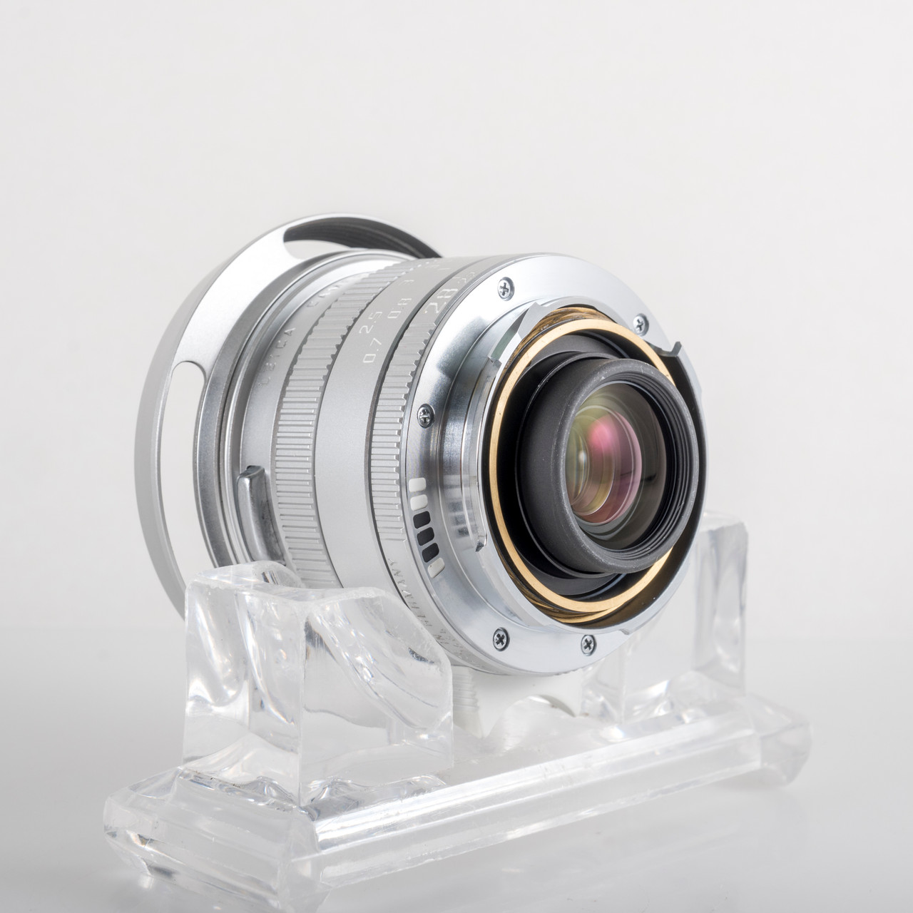 Leica Elmarit-M 28mm F/2.8 E39 Asph 11664 Silver Lens Yr.2009