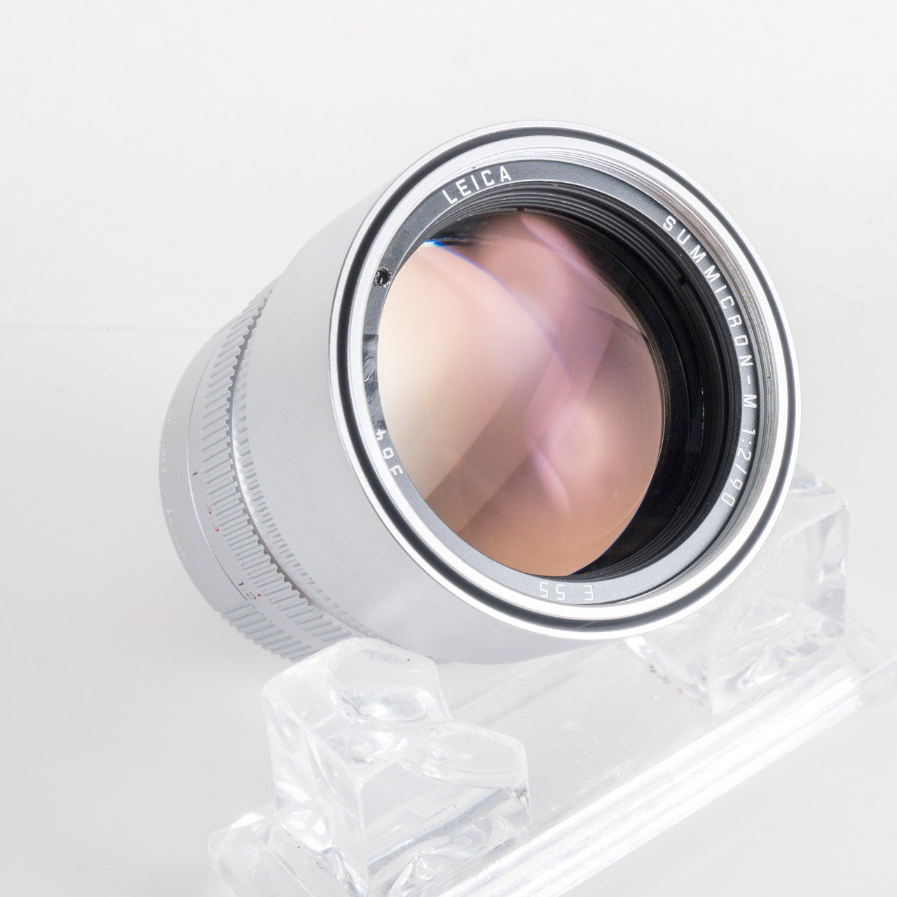 Leica Summicron-M 90mm F/2.0 E55 Ver.II Pre-Asph Silver Lens