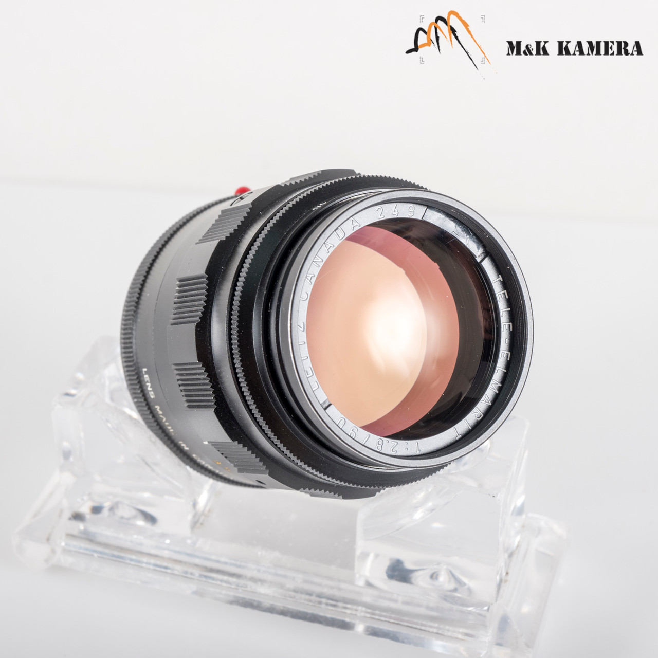LEITZ Leica Tele-Elmarit M 90mm/F2.8 Ver.I V.1/ Fat Black Lens Yr