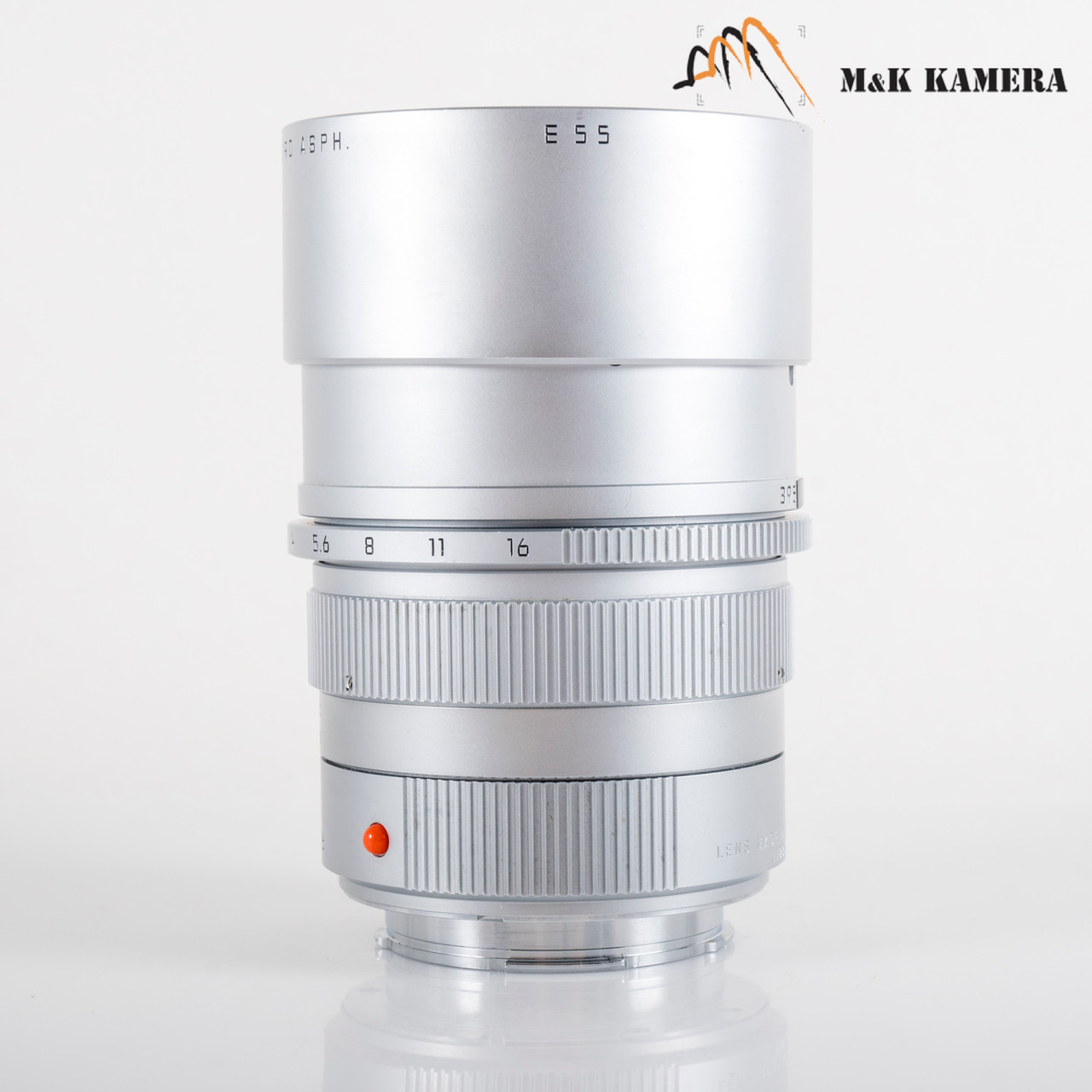 Leica APO-Summicron-M 90mm/F2.0 ASPH Silver Lens Yr.2002 Germany