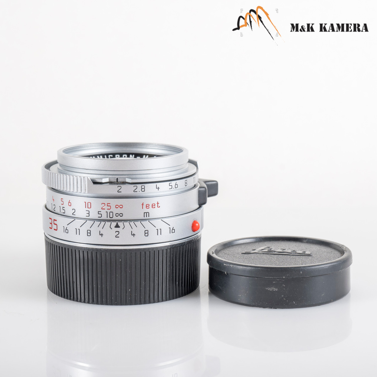 Leica Summicron-M 35mm F/2.0 Ver.4 7 Elements Rare Silver Lens Yr